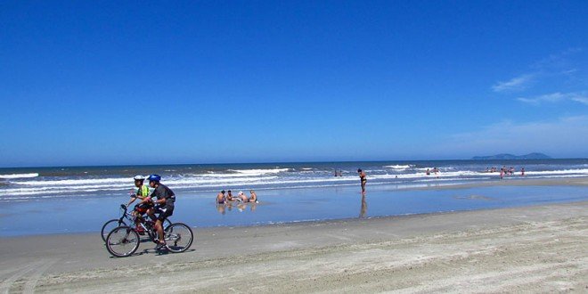 praia ciclismo