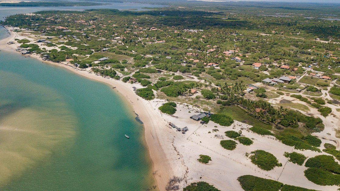 Divulgação/Vila Aty Praia da vila de Atins apresenta paisagem e atmosfera singulares